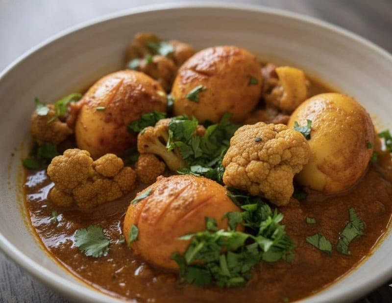 Dim Phulkopir Dalna - Authentic Bengali dish in Chicago
