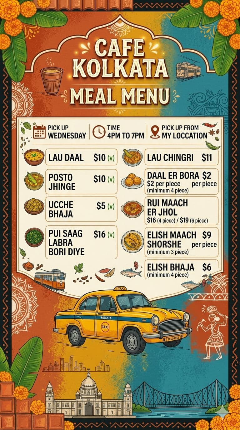 Meal Menu